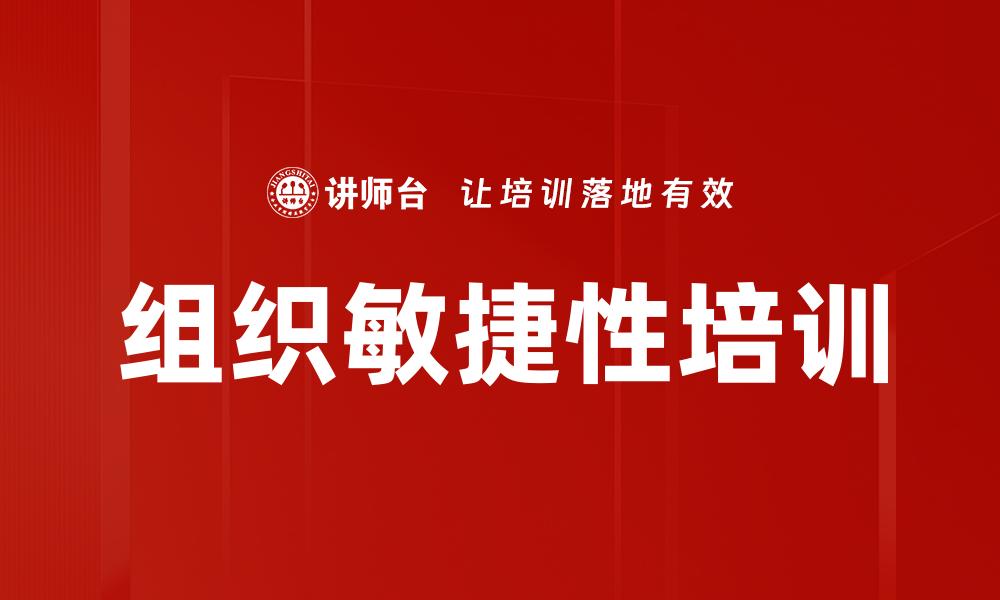 组织敏捷性培训