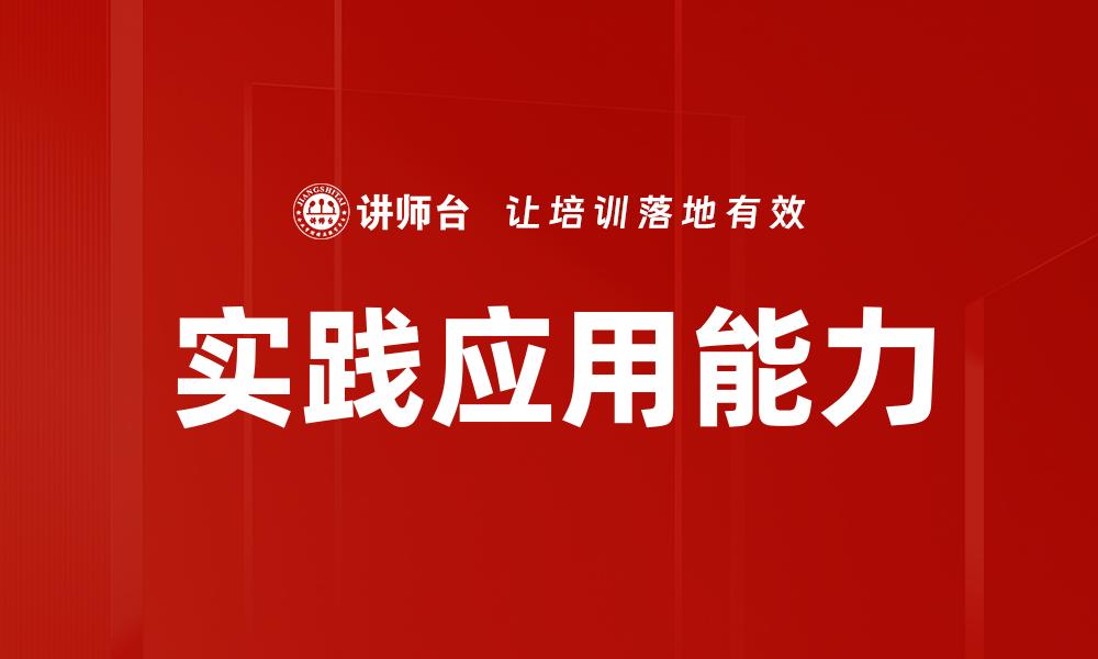 实践应用能力