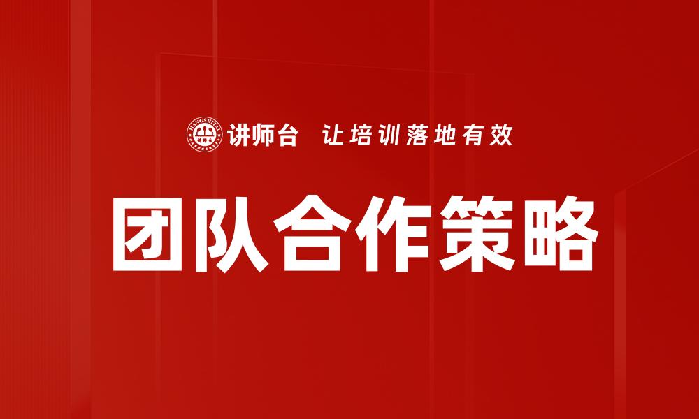 团队合作策略