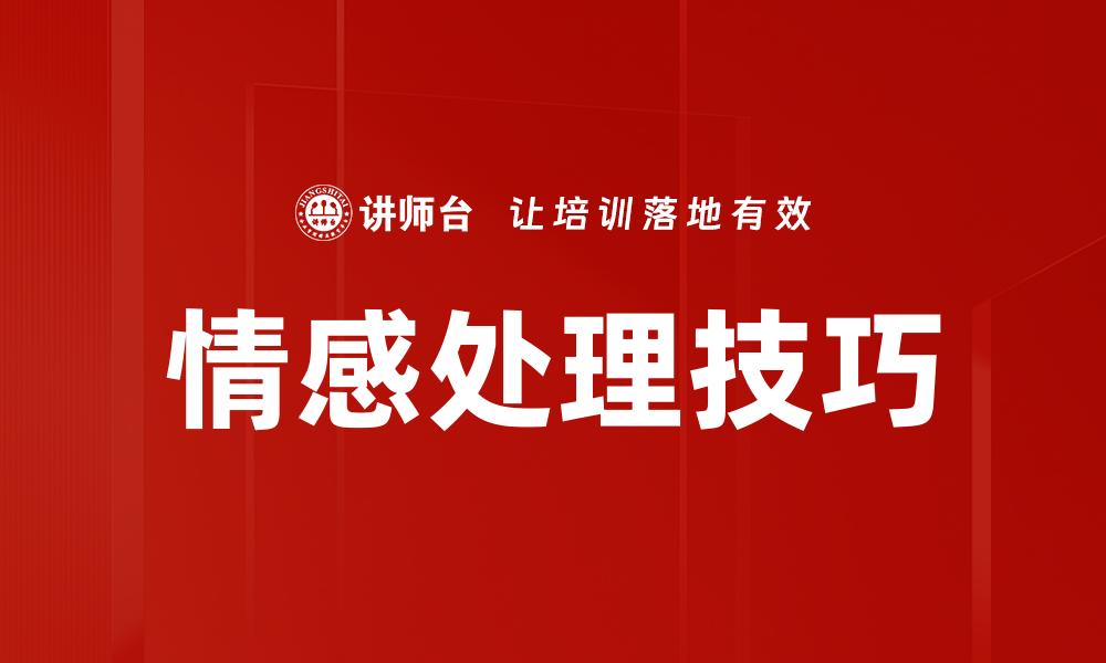 情感处理技巧